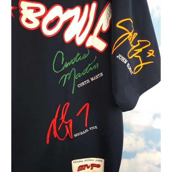 MVP NFL Pro Bowl Signature Series Football Jersey Size 52 Elway Montana Simpson - Picture 13 of 15